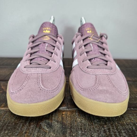 NEW adidas Gazelle Indoor Womens Size 7.5 Lifestyle Shoes Shadow Fig Gum IH5483 - Picture 3 of 13
